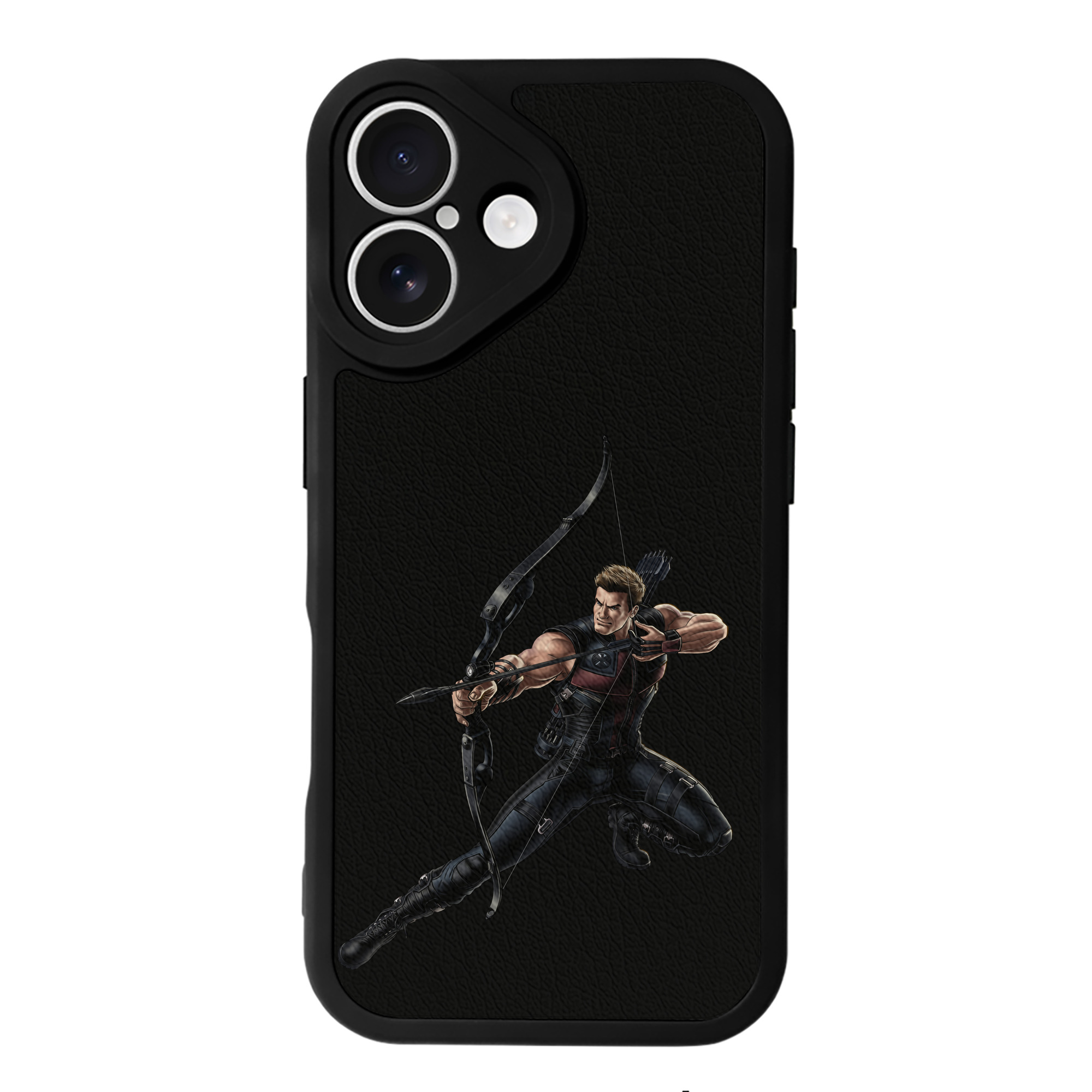 （画像用） アベンジャーズ The Avengers 【iPhone 16シリーズ対応】シリコンスマホケース（レザー調） 材質：シリコン